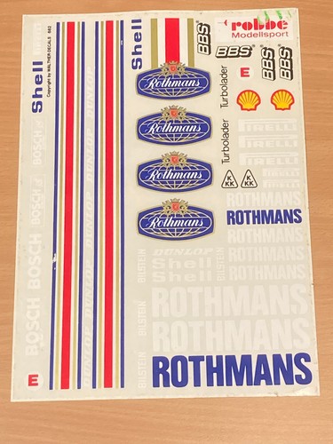 Rothmans dekor decals - ,