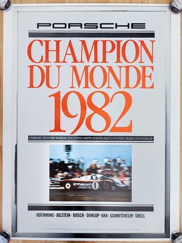 Original porsche plakat poster - plakat,