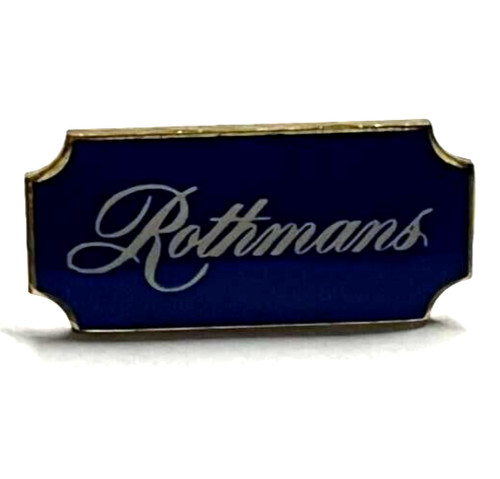 Rothmans zigaretten logo pin - rothmans,