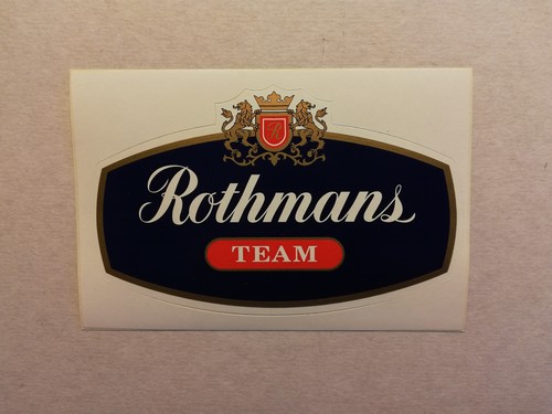 Aufkleber rothmans team - aufkleber,