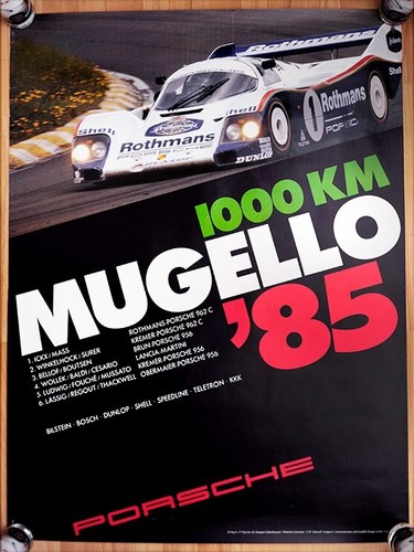 Original porsche plakat poster - porsche,