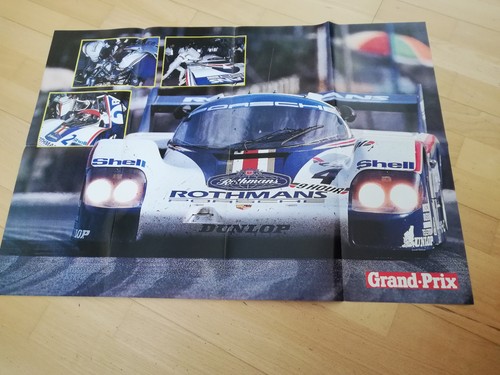 Porsche rothmans poster 82x58 - rothmans,
