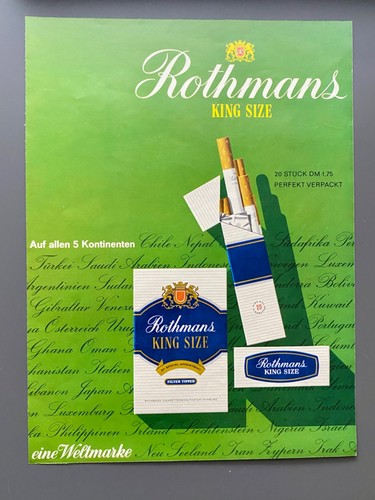 Rothmans king size - rothmans,