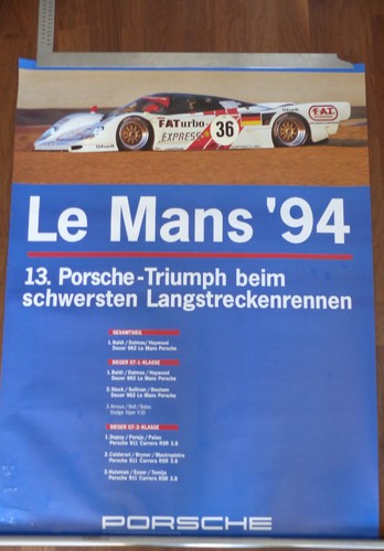 Orig porsche plakat - plakat, poster