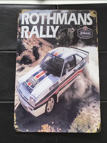 Blechschild rothmans manta - blechschild,