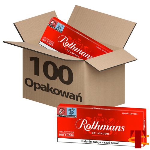 Zigarettenhülsen rothmans red - rothmans,