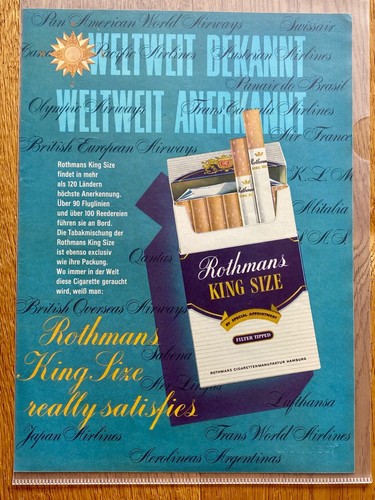 Rothmans king size - rothmans,