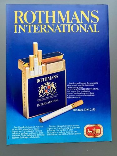 Rothmans international filter - rothmans,