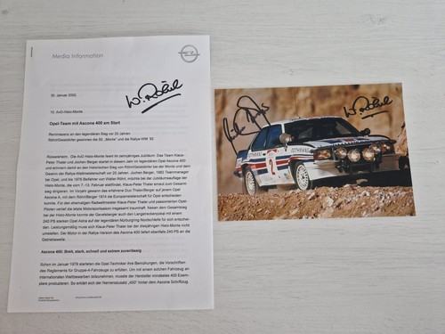 Opel ascona 400 - 400, rothmans