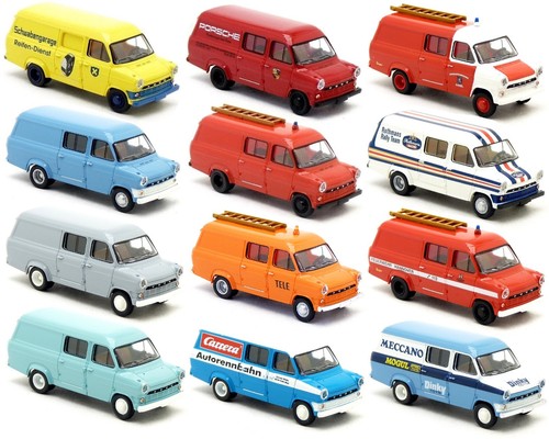 Brekina ford transit - ford, halbbus