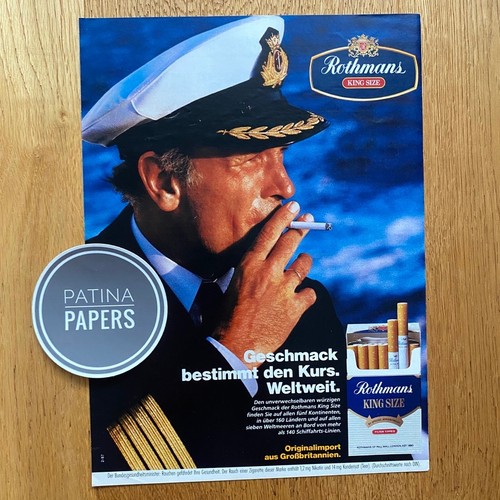 1987 rothmans king size - 1987, pilot