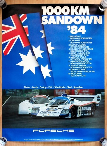 Original porsche plakat - original,